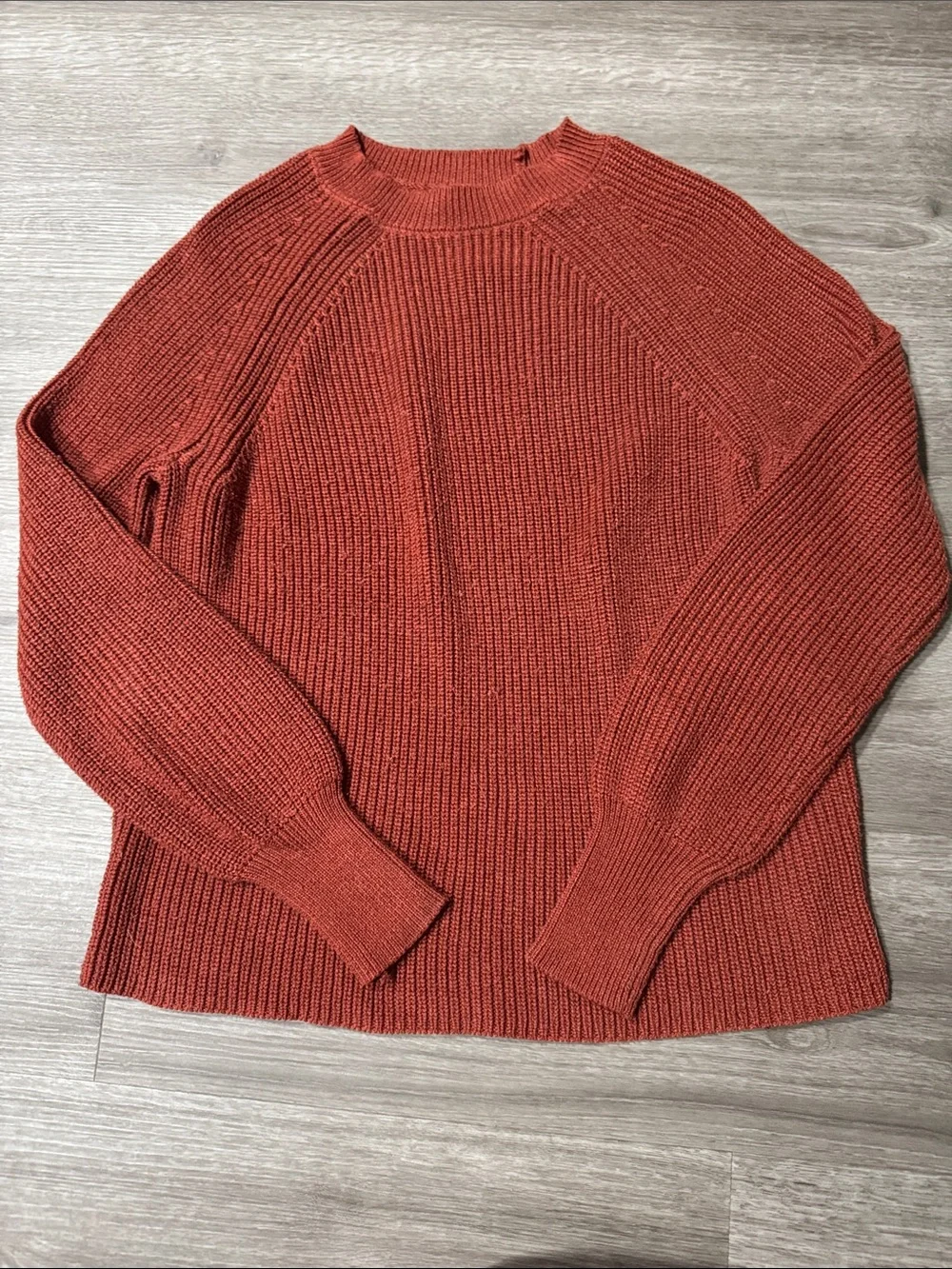 Jessica Simpson Rust Crewneck Knit Sweater